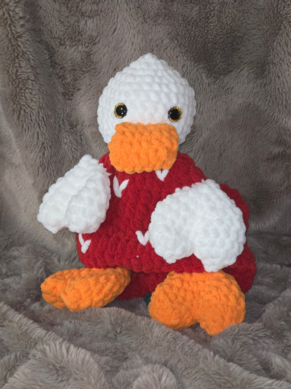 Strawberry duck lovey snuggler