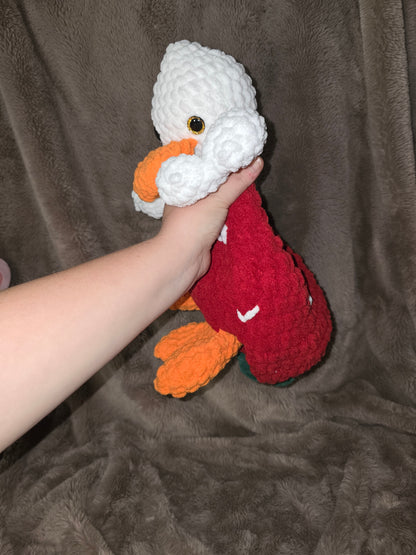 Strawberry duck lovey snuggler