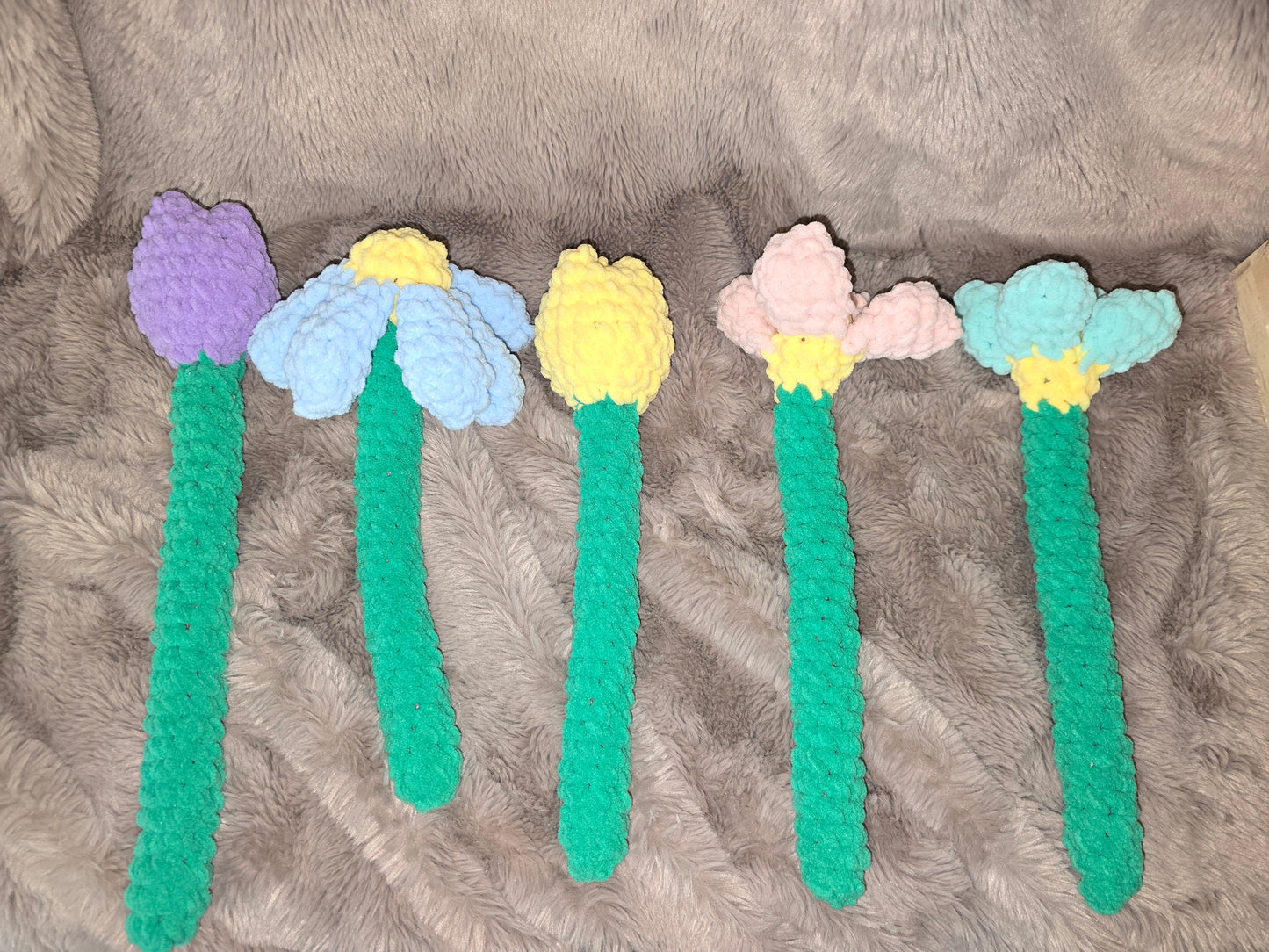 Bouquet crochet flowers