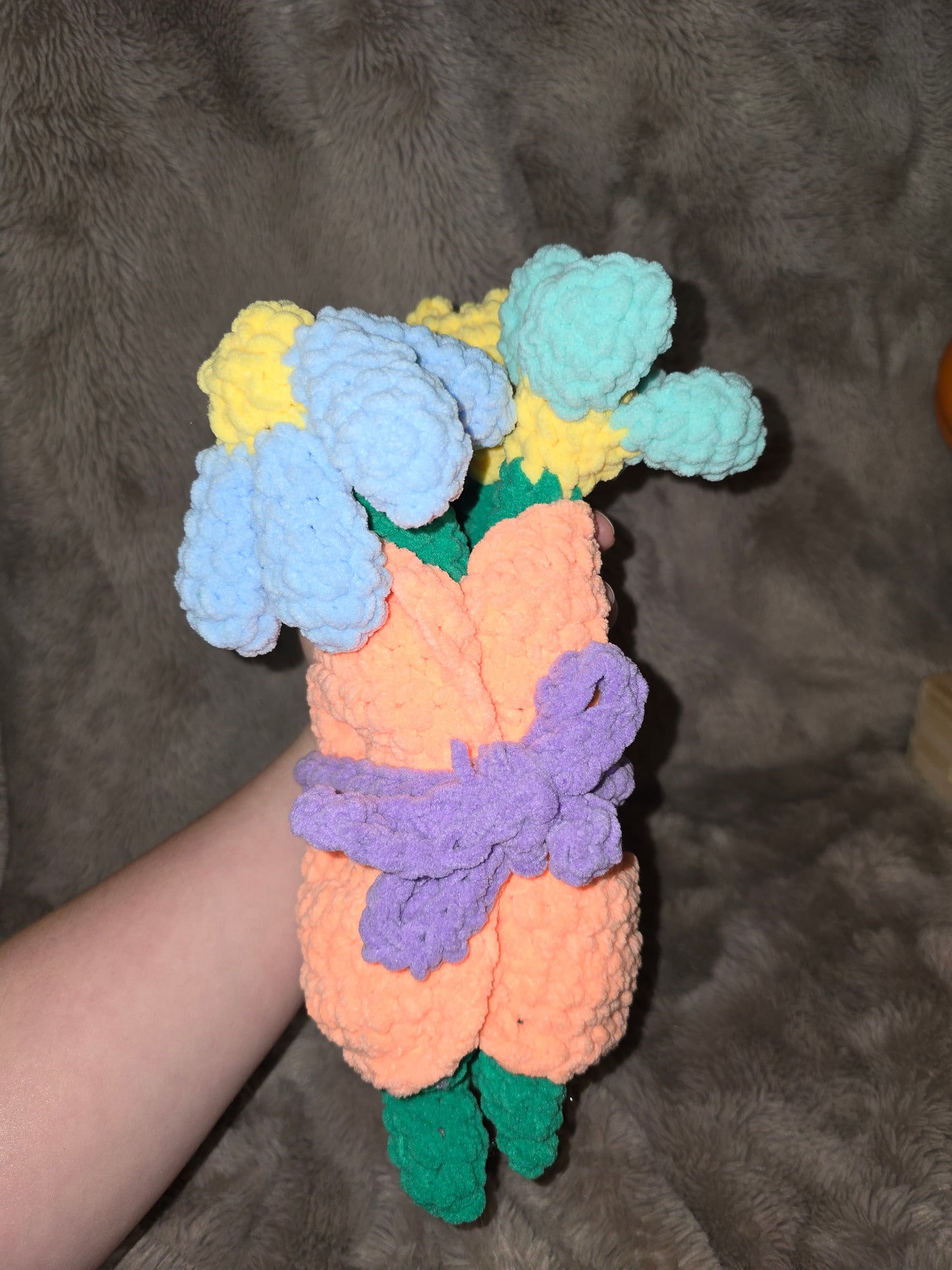 Bouquet crochet flowers