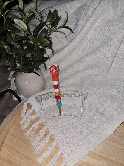 Adorable Character Crochet Hook (Red Panda)