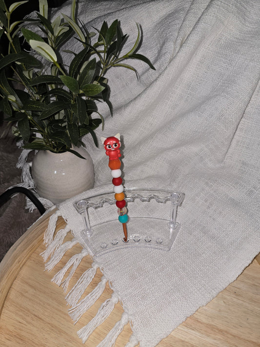 Adorable Character Crochet Hook (Red Panda)