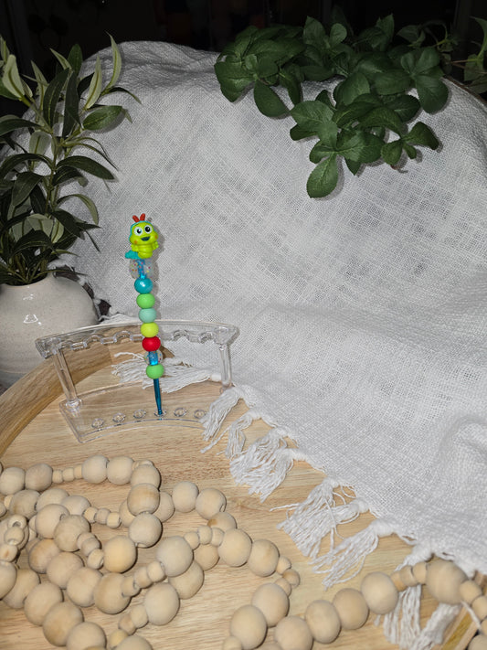 Adorable Character Crochet Hook (Pretty Caterpillar)